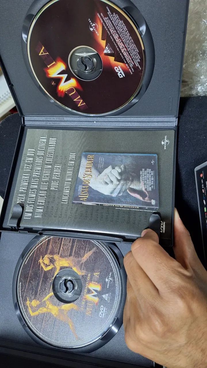 DVDs do filme mumia 1e2 - Foto 2