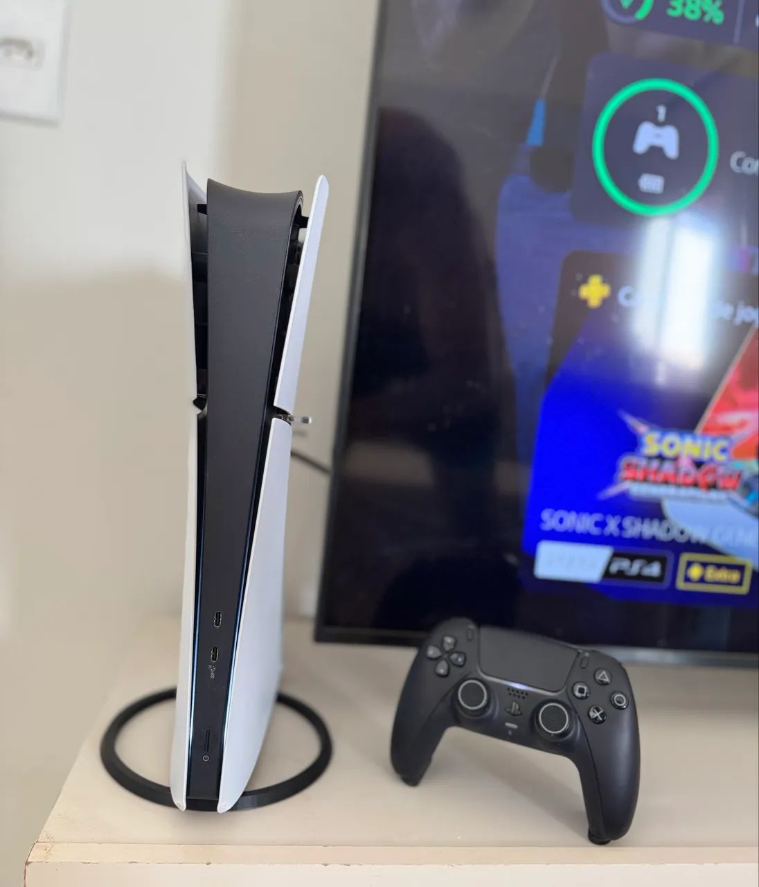 Ps5 slim com caixa + completo  - Foto 4