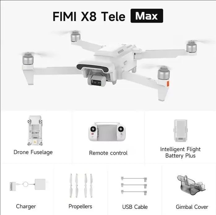 Drone FIMI X8 Tele Max Xiaomi 4k 60fps 20km - Foto 3