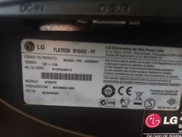Monitor LCD widescreen 18,5" LG (Funções especiais FUN) - Foto 2