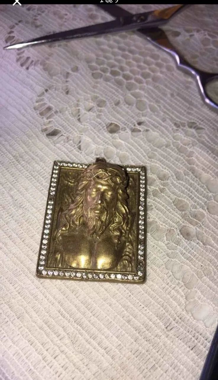 Pingente de moeda antiga