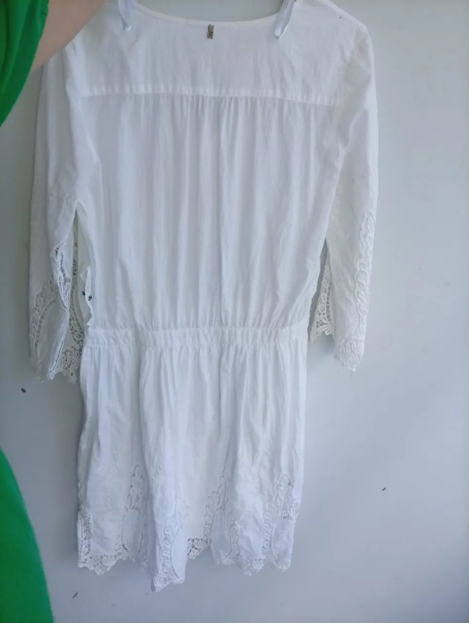 Vestido branco com renda  - Foto 2