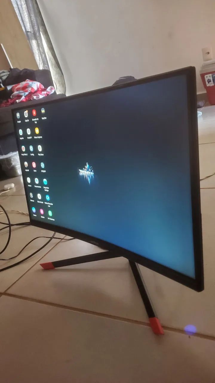 Monitor tela curva, 24 polegadas - Foto 3