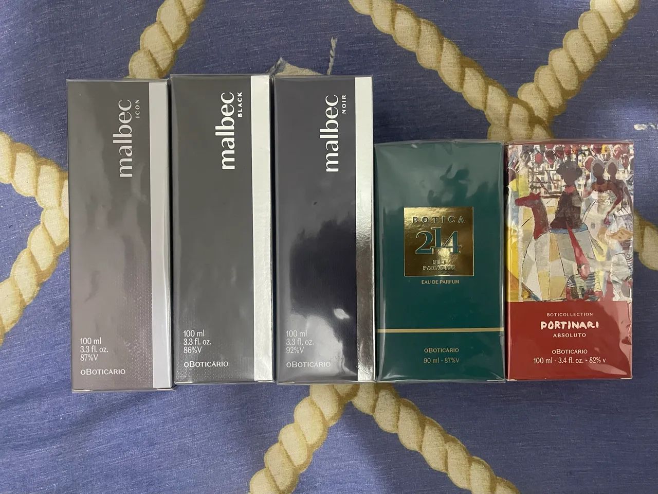 Kit de perfumes O Boticário/wpp *97