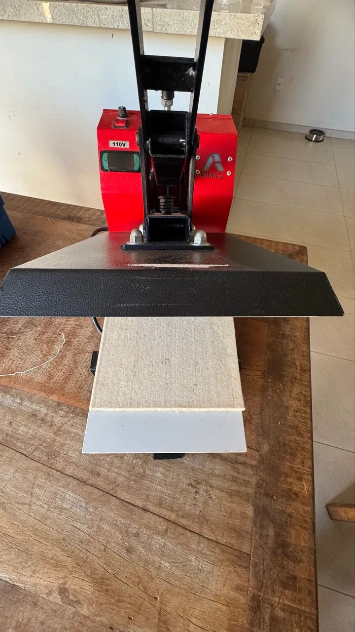Prensa Térmica Rimaq Plana 110V Digital - Funcionando Perfeitamente - Foto 3