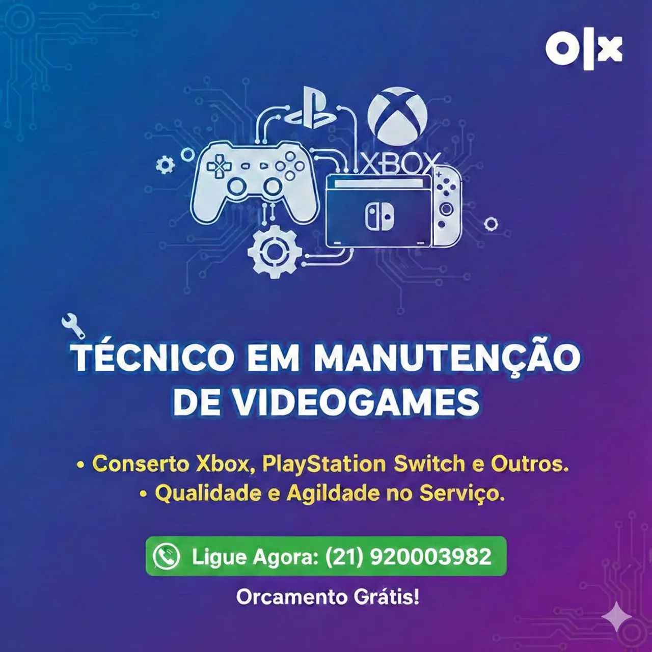 Manutenção de Vídeogames