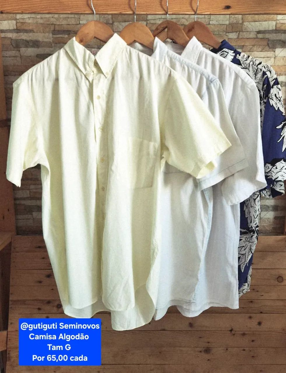 Camisa 03 peças por 100,00 - Foto 2