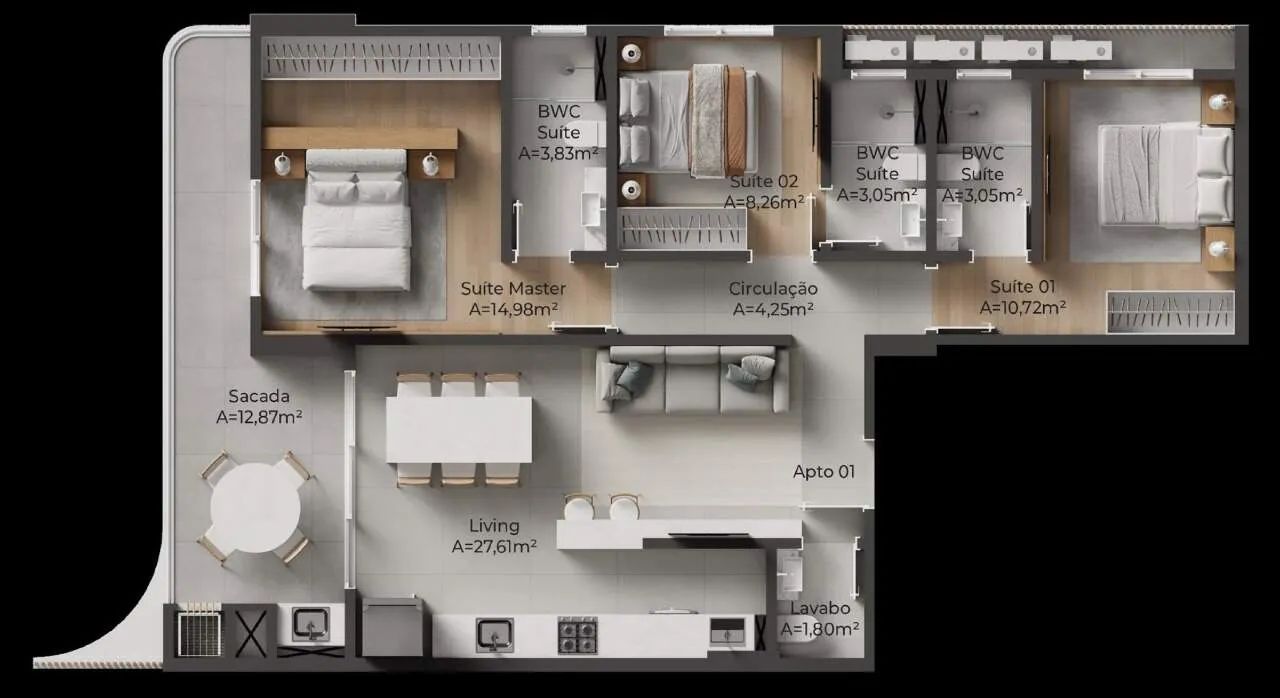 Apartamento à venda no Edifício Harmonic - Foto 2