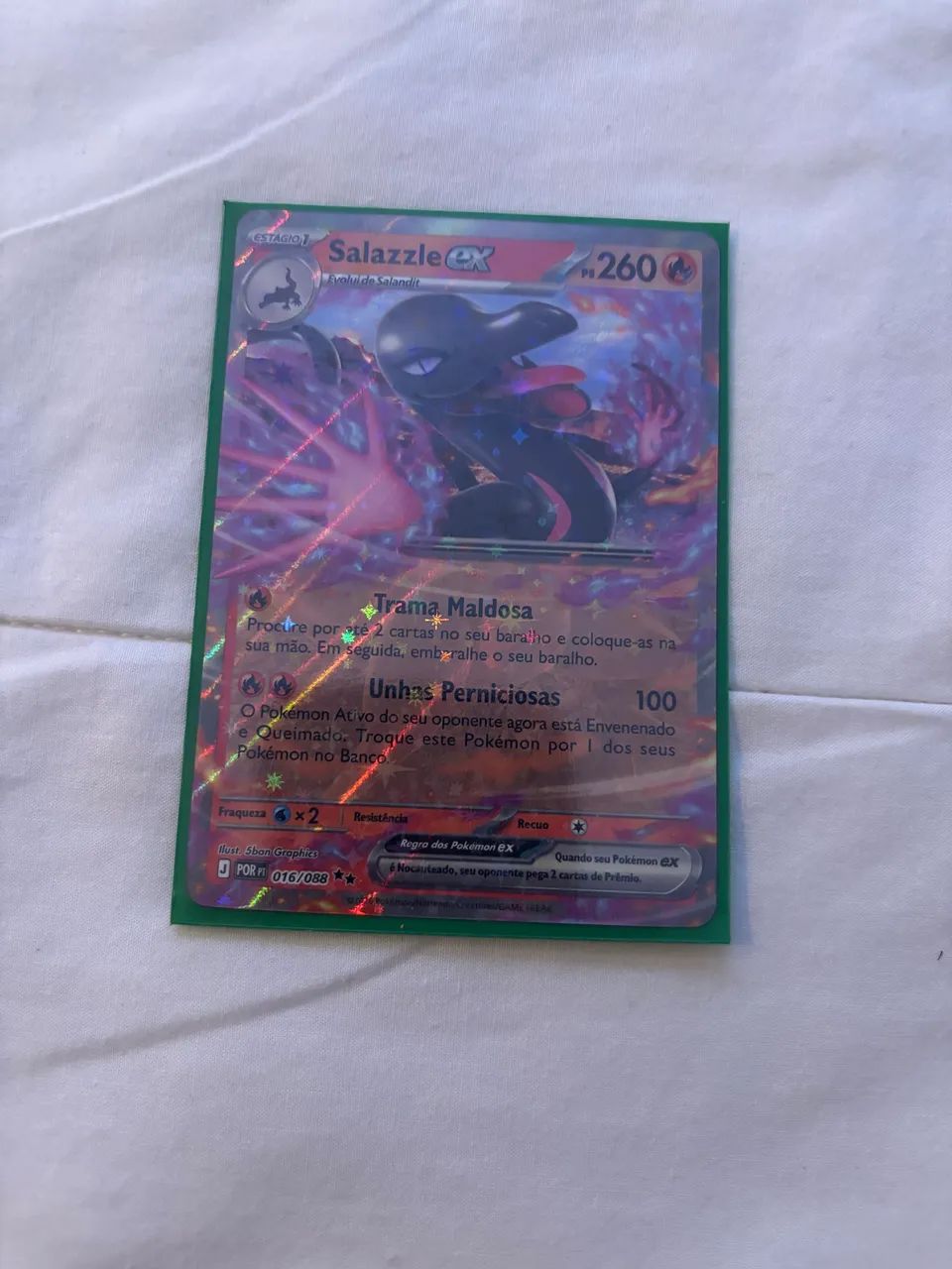Carta Pokémon Salazzle-EX