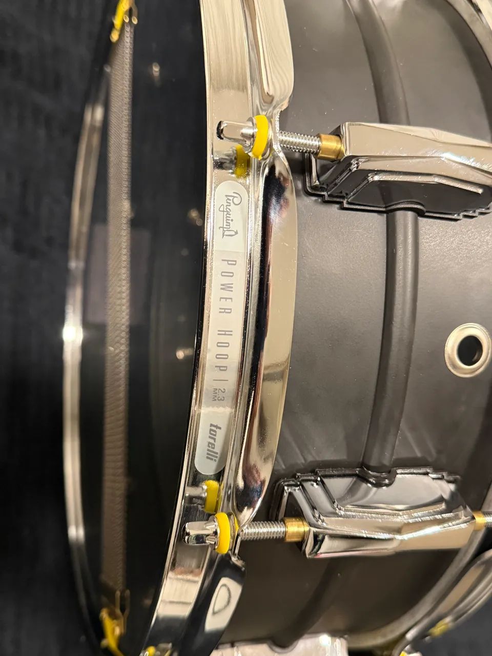 Caixa Pinguim Imperador 14x5 Alumínio Seminova - Instrumentos