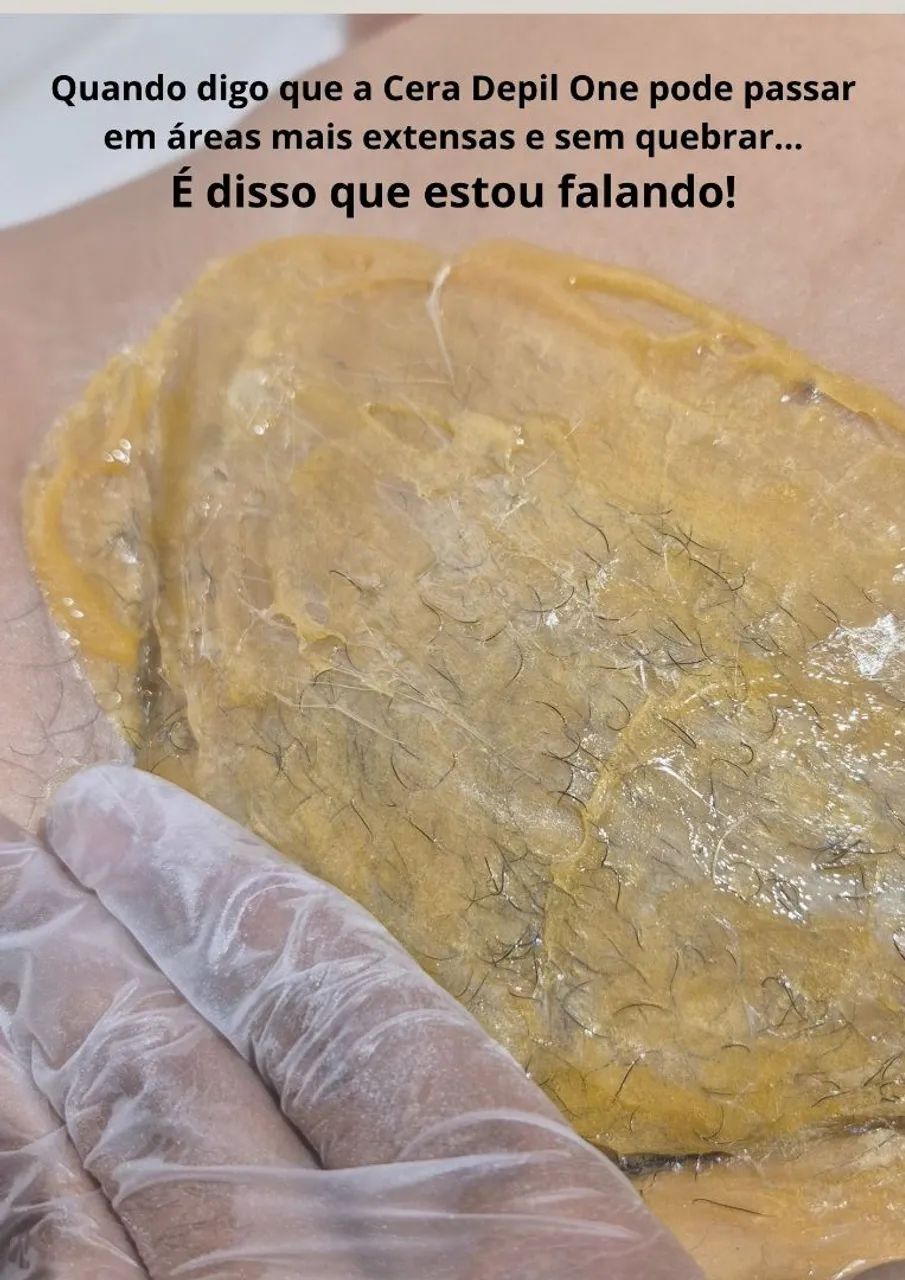 Cera Depilatoria DepilOne *Natural com Mel e Camomila* 5KG - Foto 3