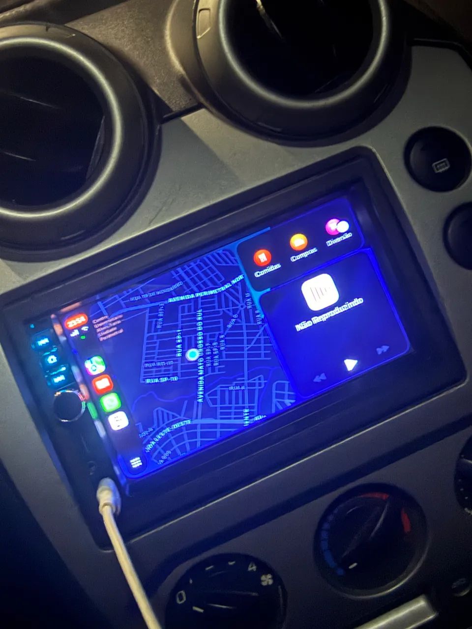 Multimídia H-tech 7 polegadas CarPlay  - Foto 2