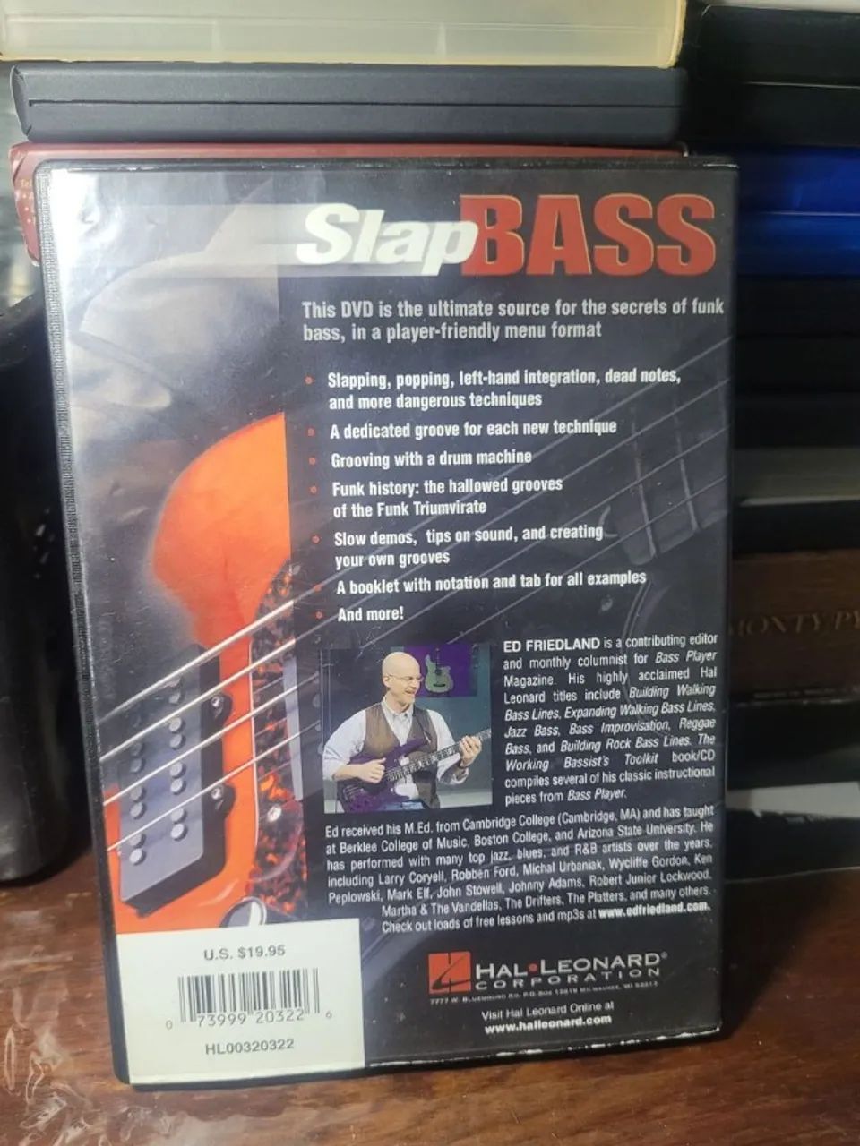 dvd slap bass the ultimate guide ed friedland - DVD, Blu-Ray e