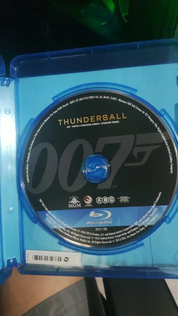 Bluray 007 Chantagem Atômica Original - Foto 2