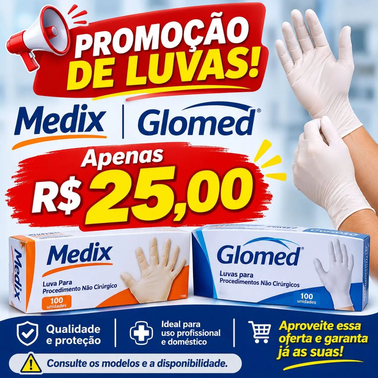 Luvas Nitrilícas 