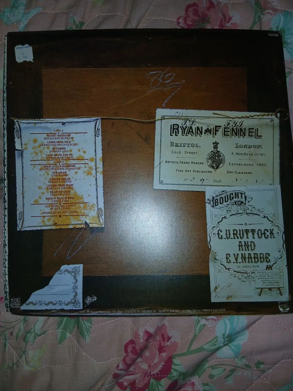 Disco De vinil dos  Electric Light Orchestra  Secret Messages  - Foto 2