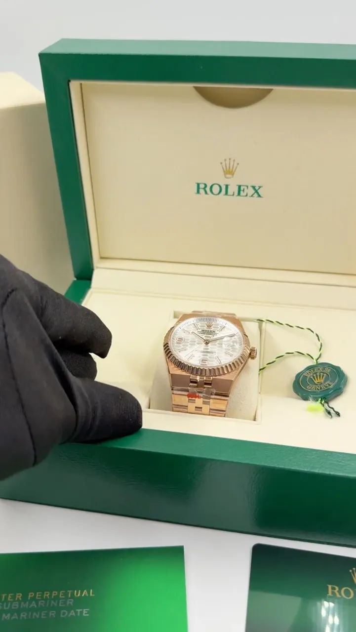 Rolex Rosé Clone Base ETA + Caixa Rolex - Foto 4