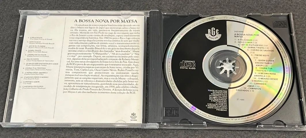 CD Maysa - A Bossa nova por Maysa - Foto 2