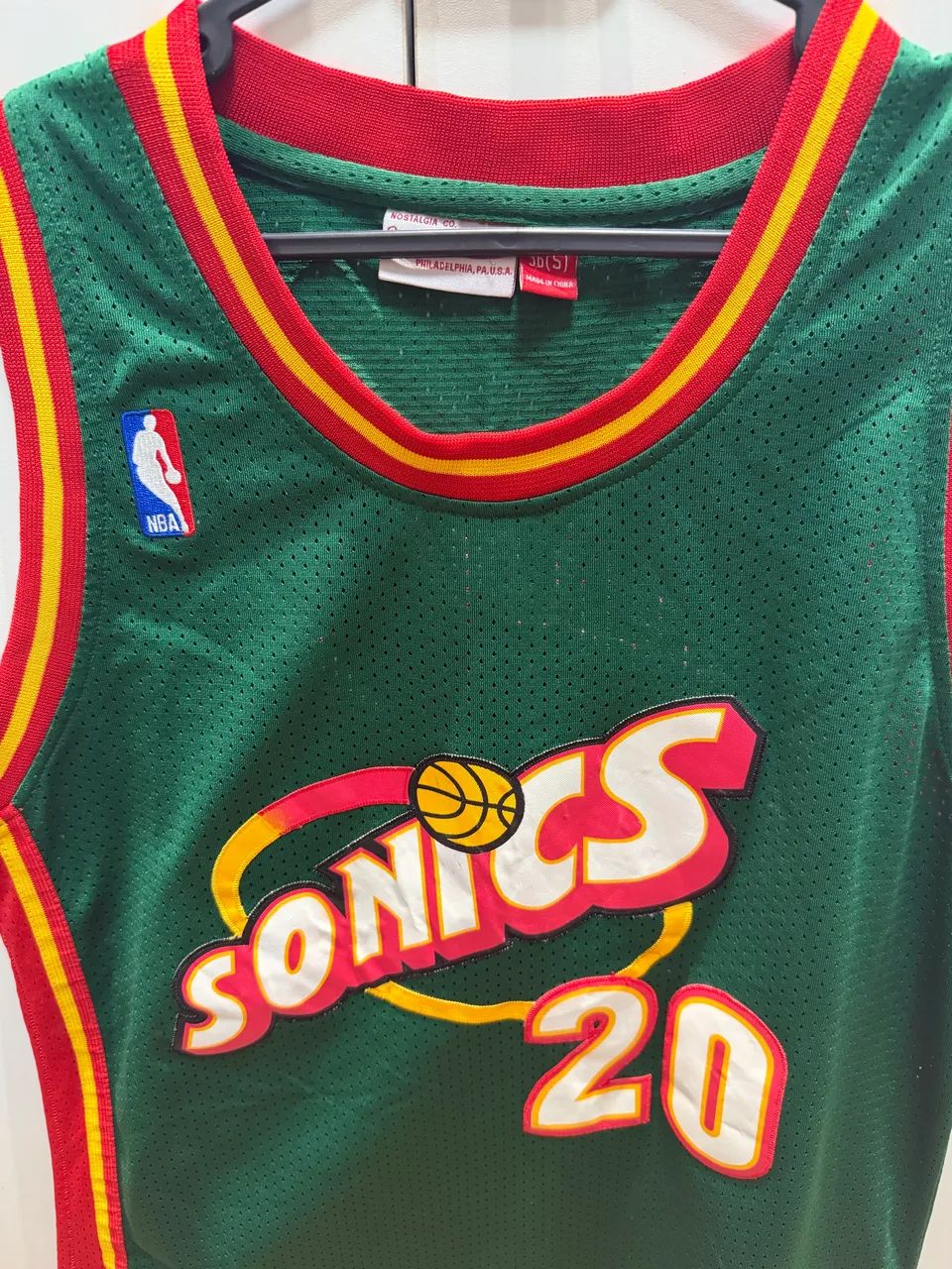 Regata NBA Seattle SuperSonics Gary Payton - Foto 3