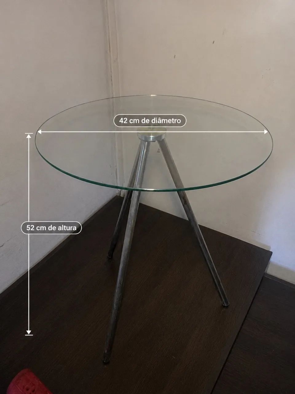 mesinha de vidro de centro  - Foto 3