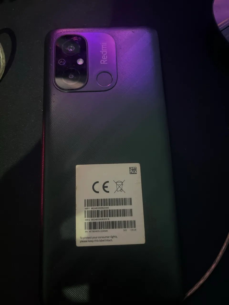 Redmi 12C 128gb ( com avaria)