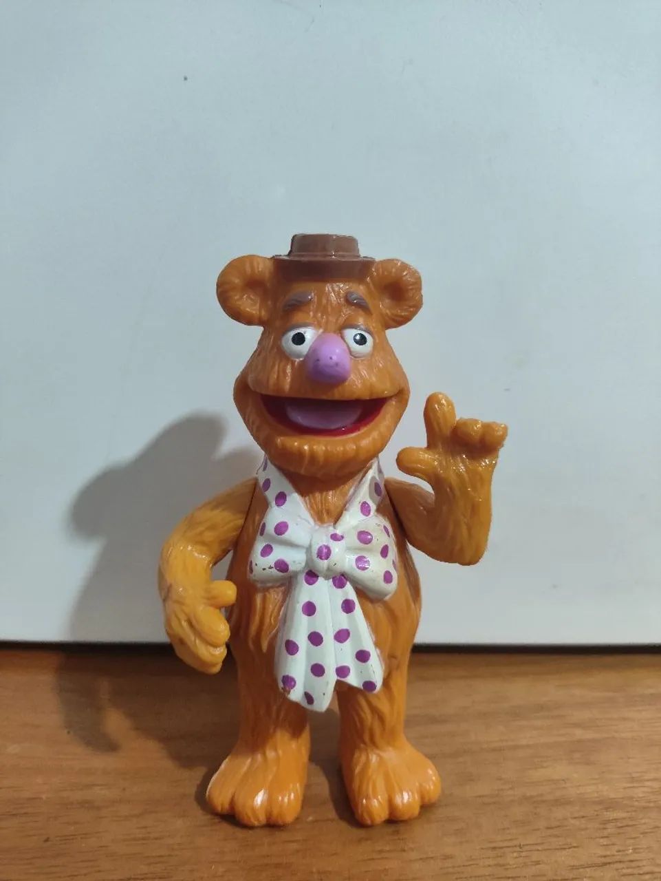 Miniatura boneco urso fozzies Muppets raro