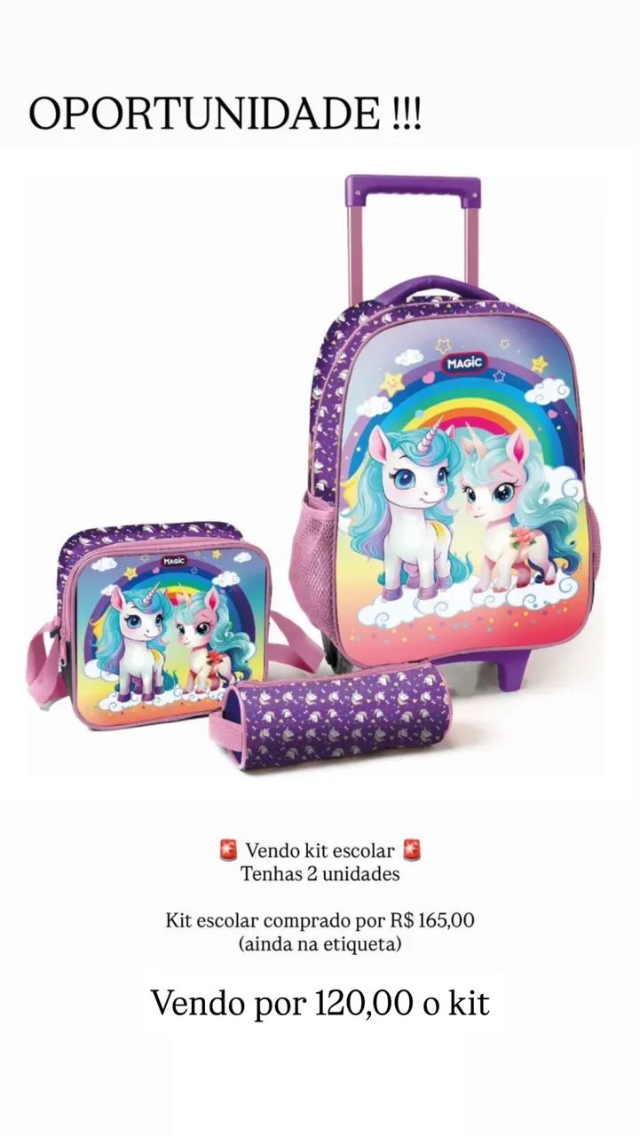 Kit mochila escolar