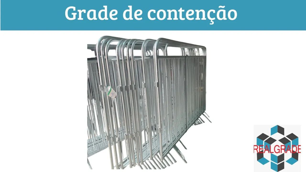 Grade de contenção de fila  - Foto 2
