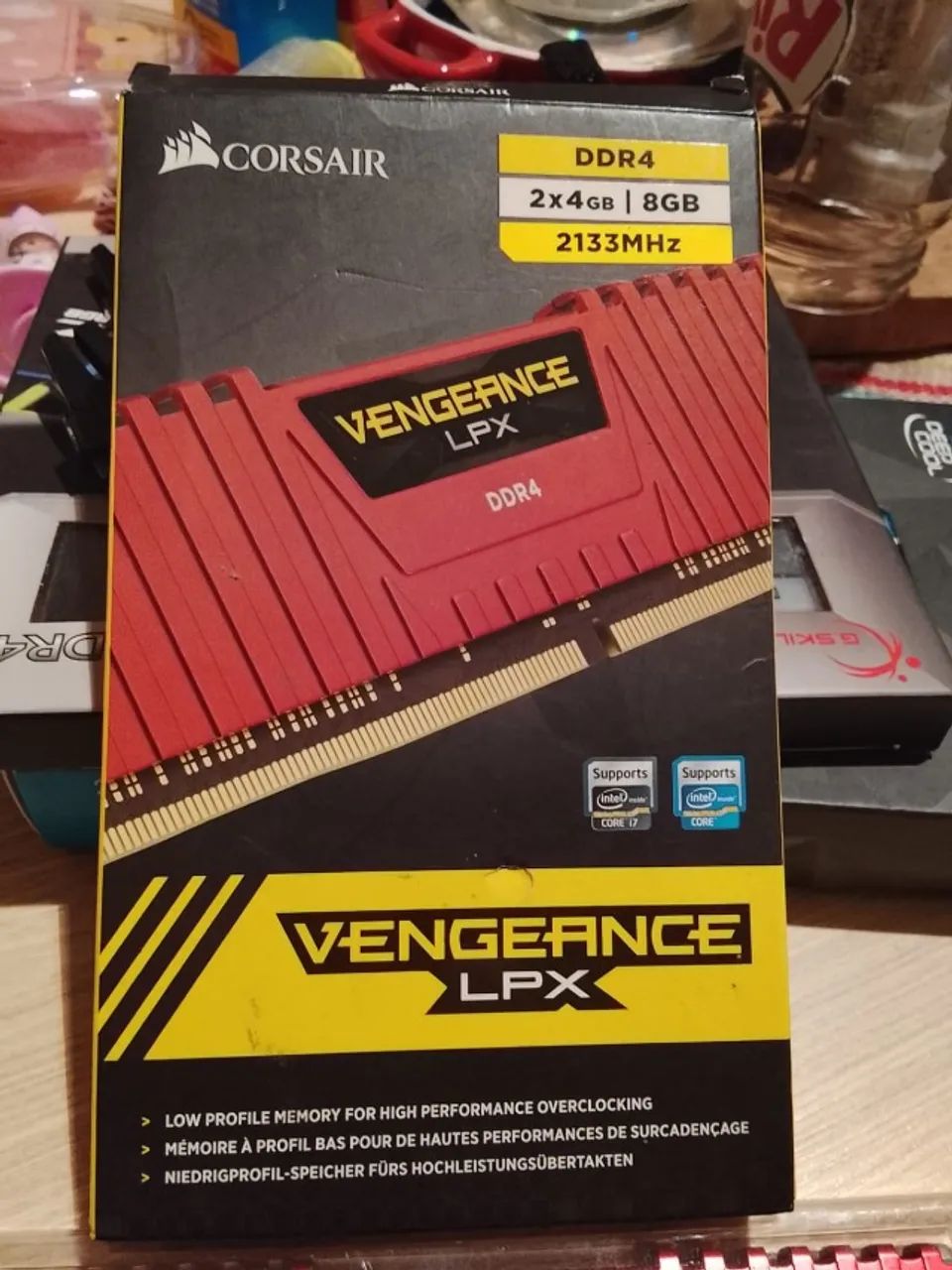 Memória RAM Corsair Vengeance LPX DDR4 8GB (2x4GB) 2133MHz CL13 - Foto 2