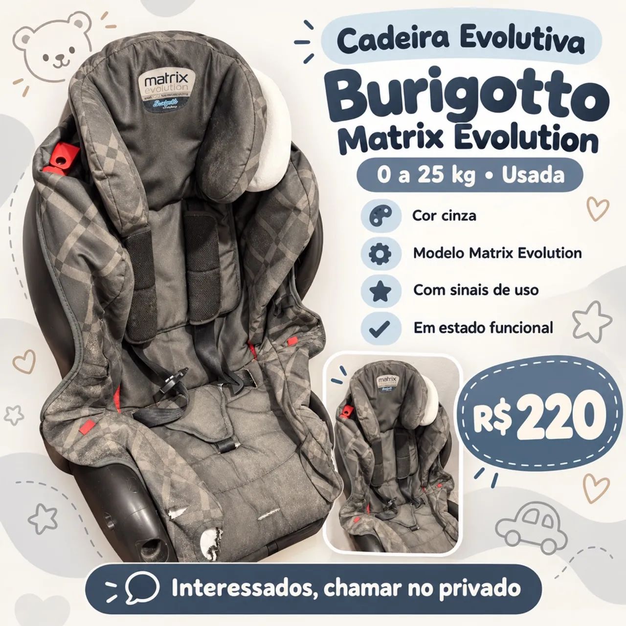 Cadeira Evolutiva - Matrix Evolution Burigotto 