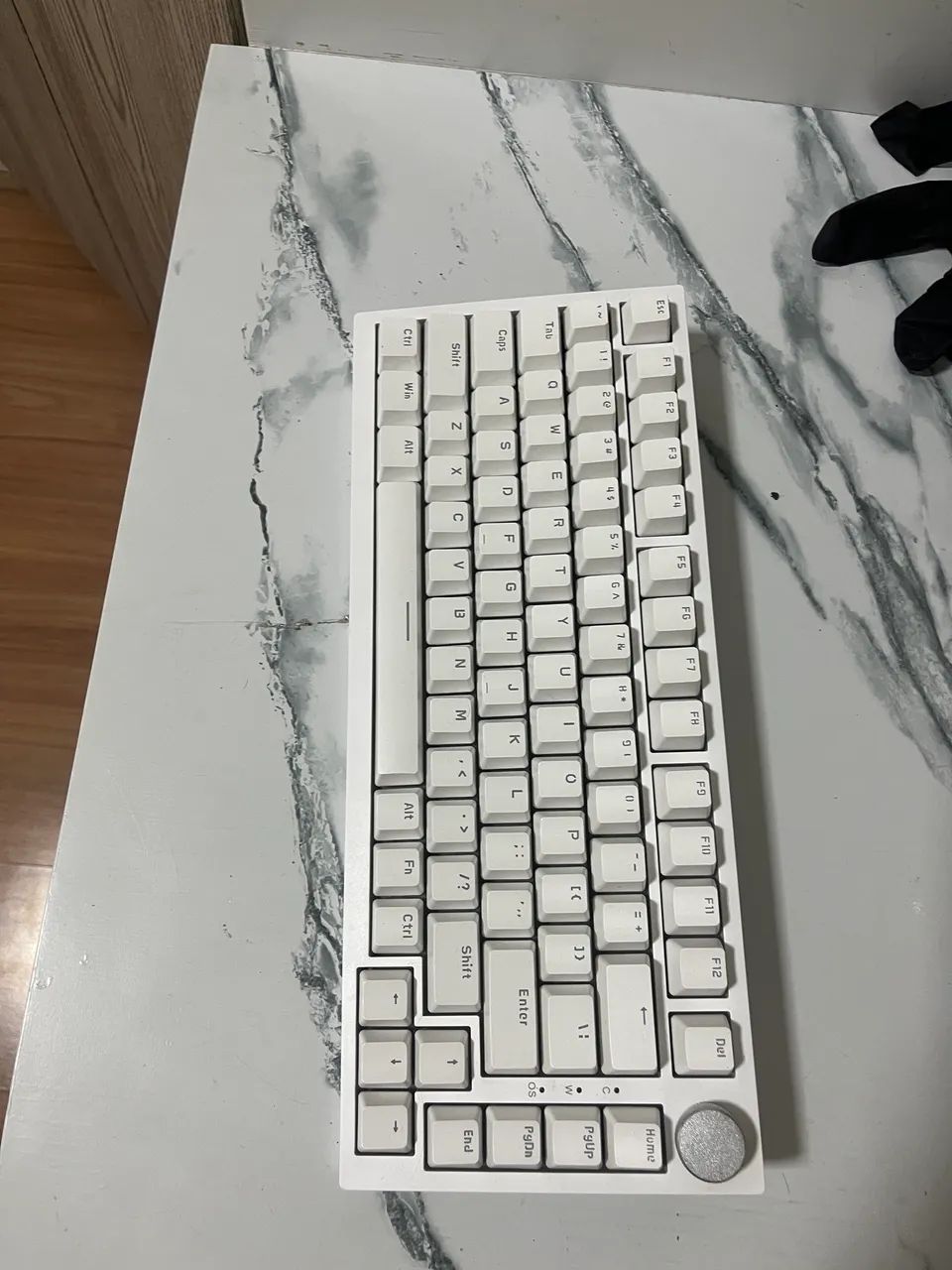 Teclado mecânico ajazz branco