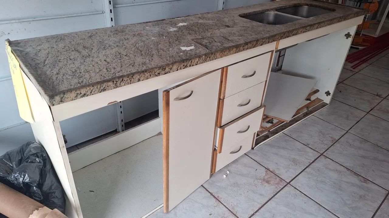 Bancada com pia de cozinha - Foto 4
