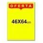 Cartaz amarelo cartão duplex 46x94 c/200un. tarja oferta;