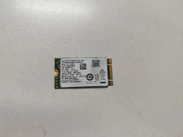 SSD NVME 256GB 2242 Funcionando - Foto 4