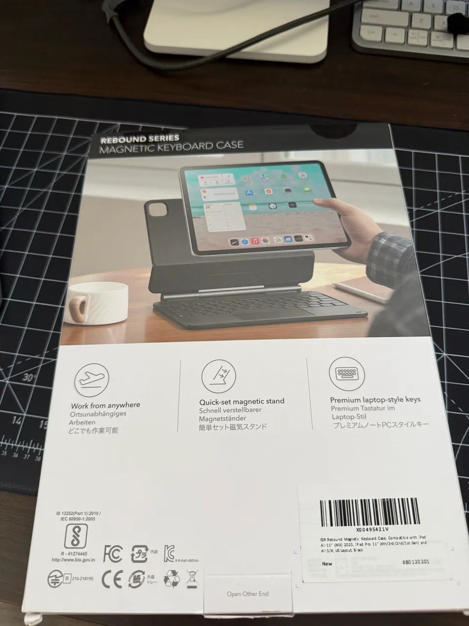 TECLADO PARA IPAD AIR ESR MESMO NIVEL DO APPLE