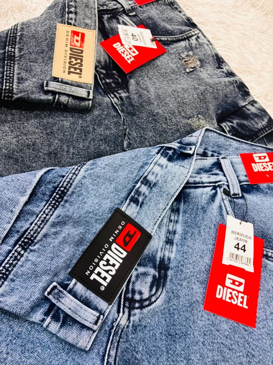 Bermuda cargo jeans  - Foto 5