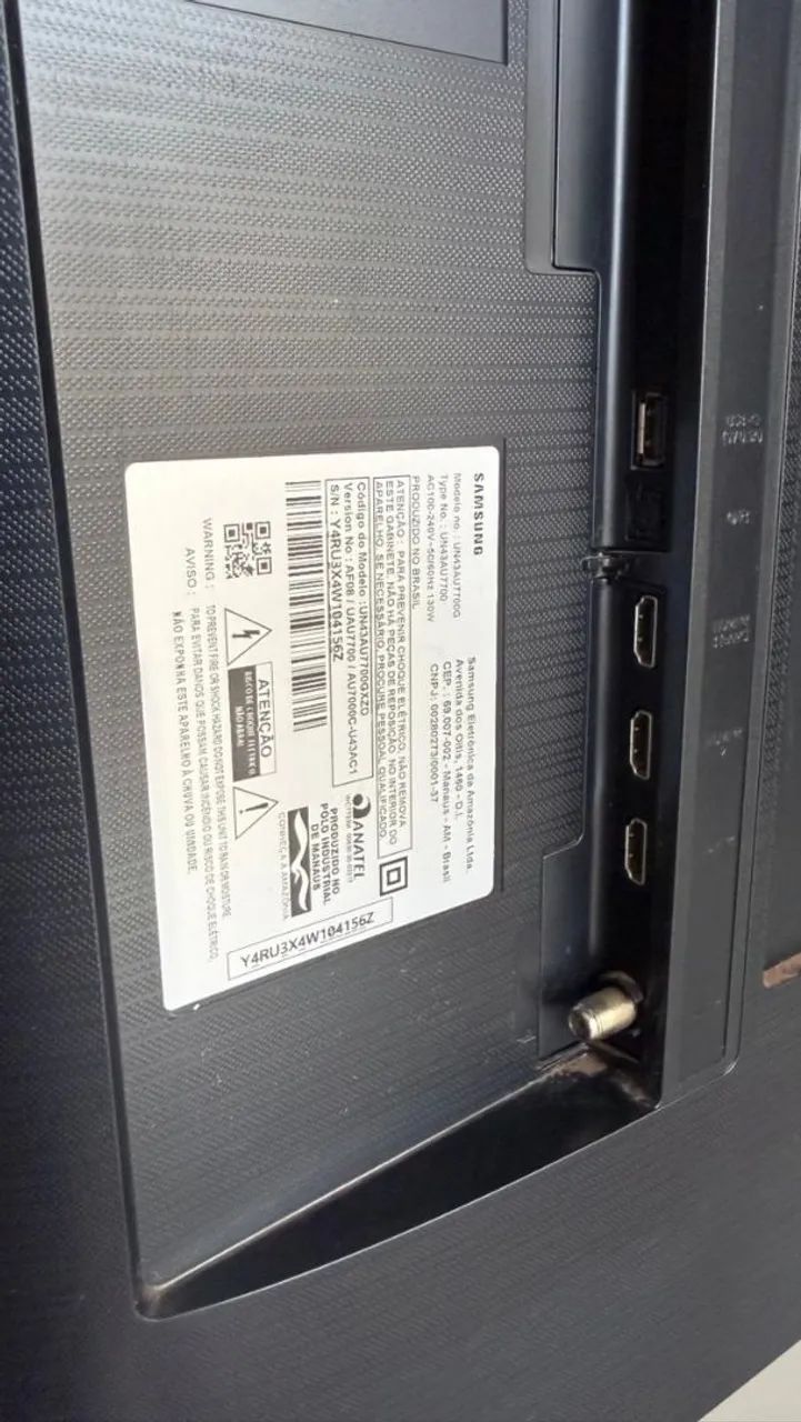 Smart Tv Samsung 43 bivolt  - Foto 4