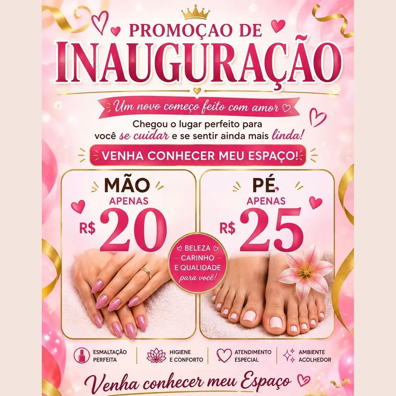 Manicure e Pedicure Bora marcar Meninas  - Foto 2