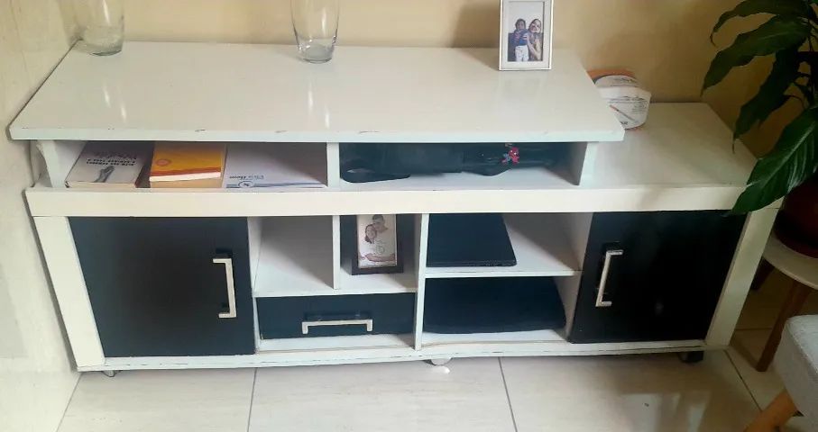 Rack branco e preto  - Foto 2