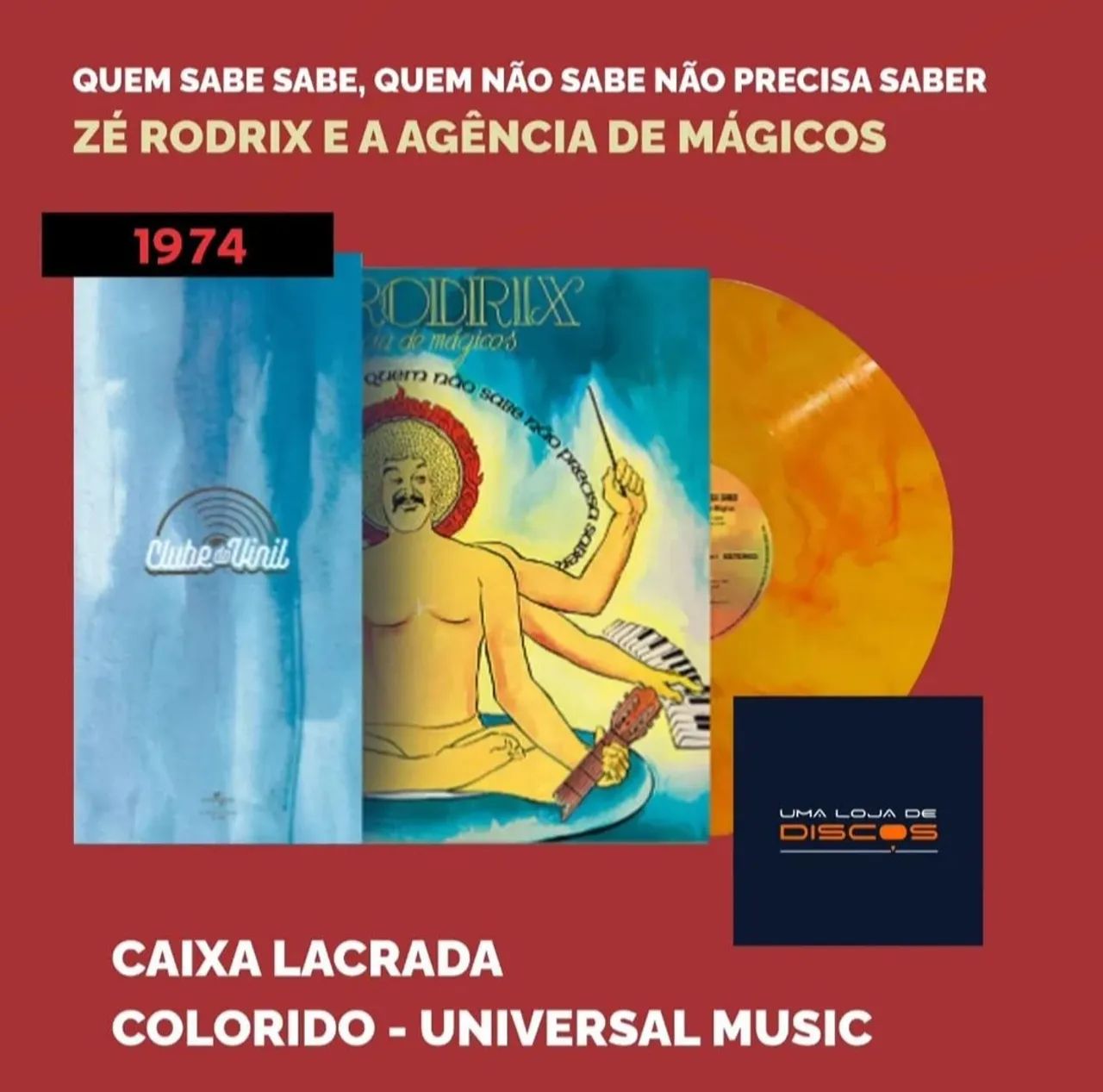 Vinil Lacrado Zé Rodrix 