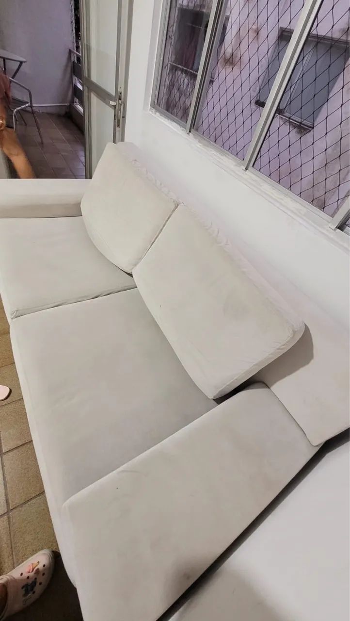 SOFÁ 2 lugares COR OFF WHITE