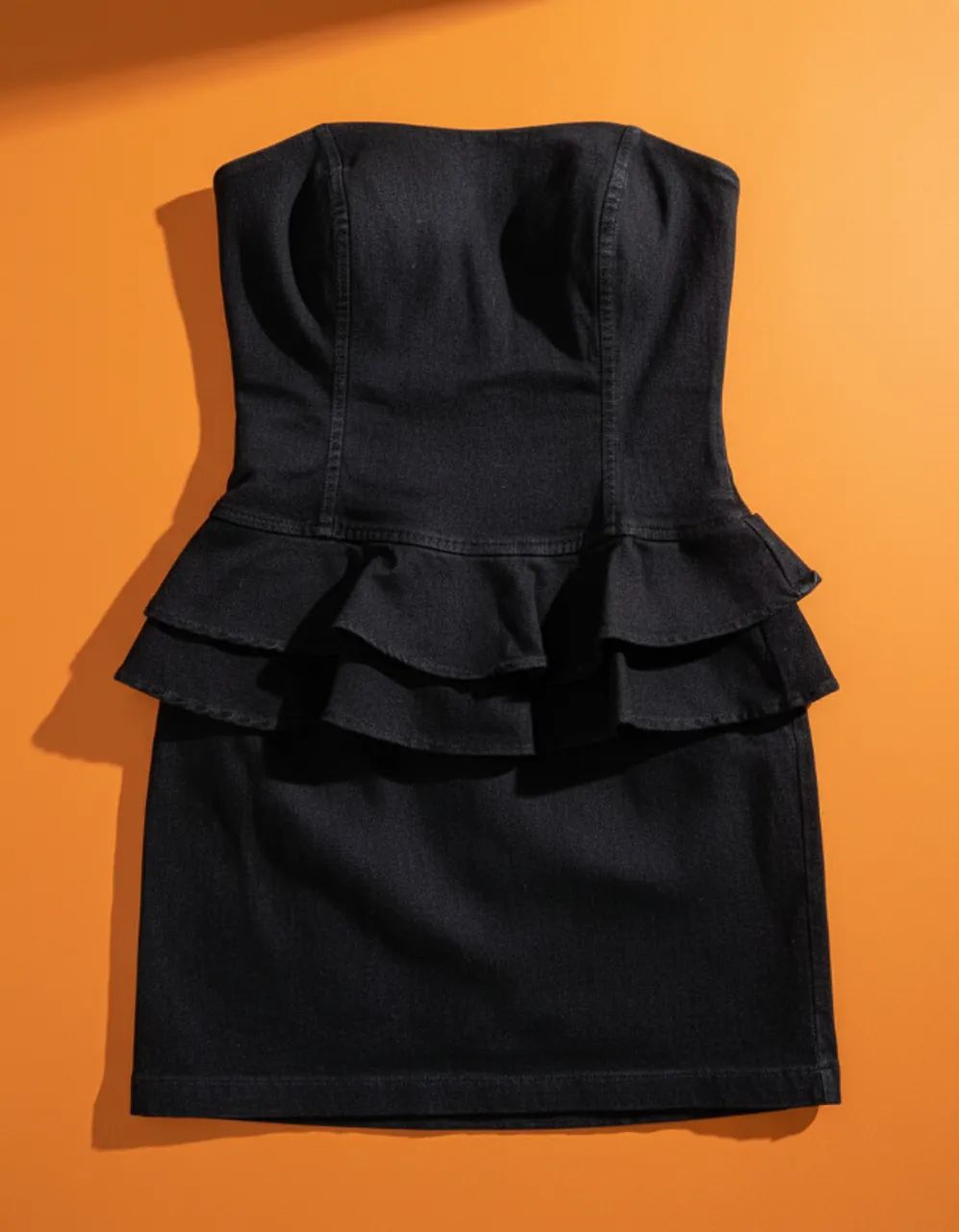 Vestido Peplum Preto