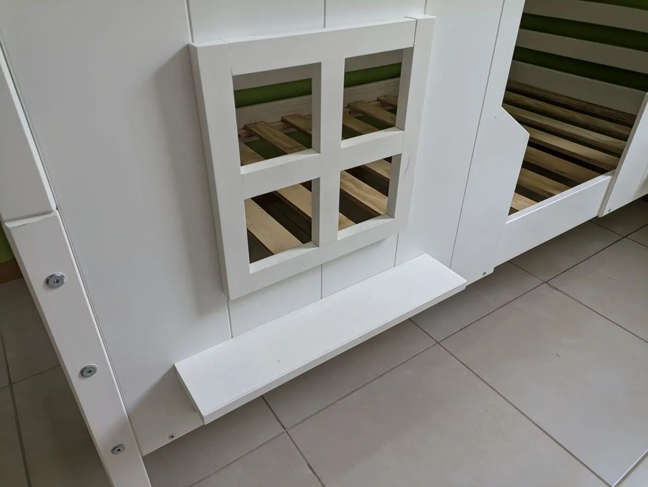 Cama de solteiro casinha com janelas - Foto 4