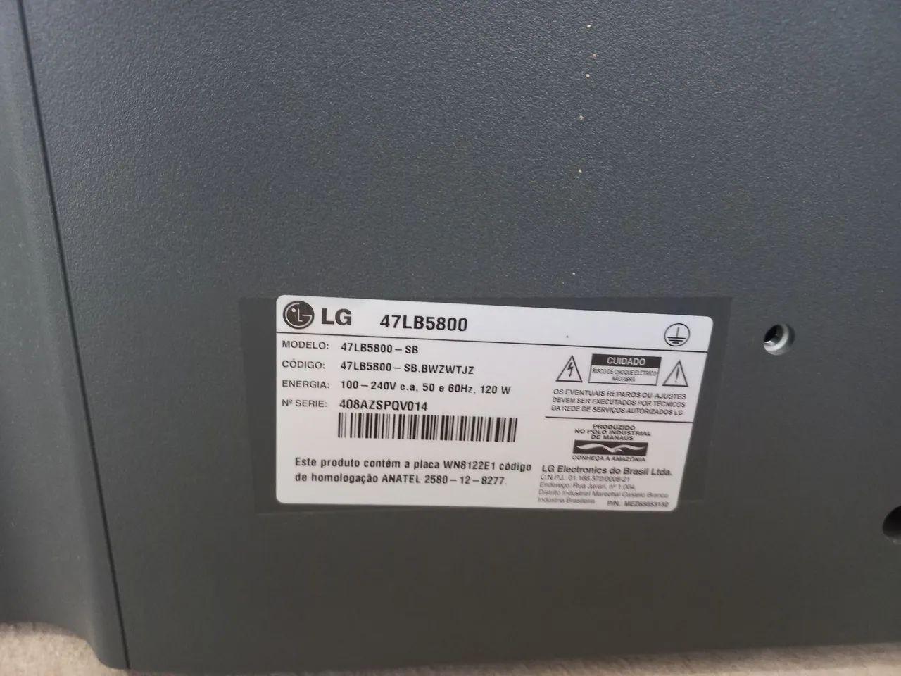 Tv LG 47 Polegadas. Tela quebrada.  - Foto 4