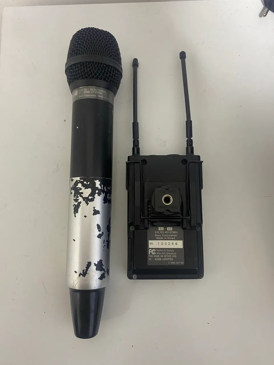 Microfone Sem Fio Sony Urx-p2 Preto