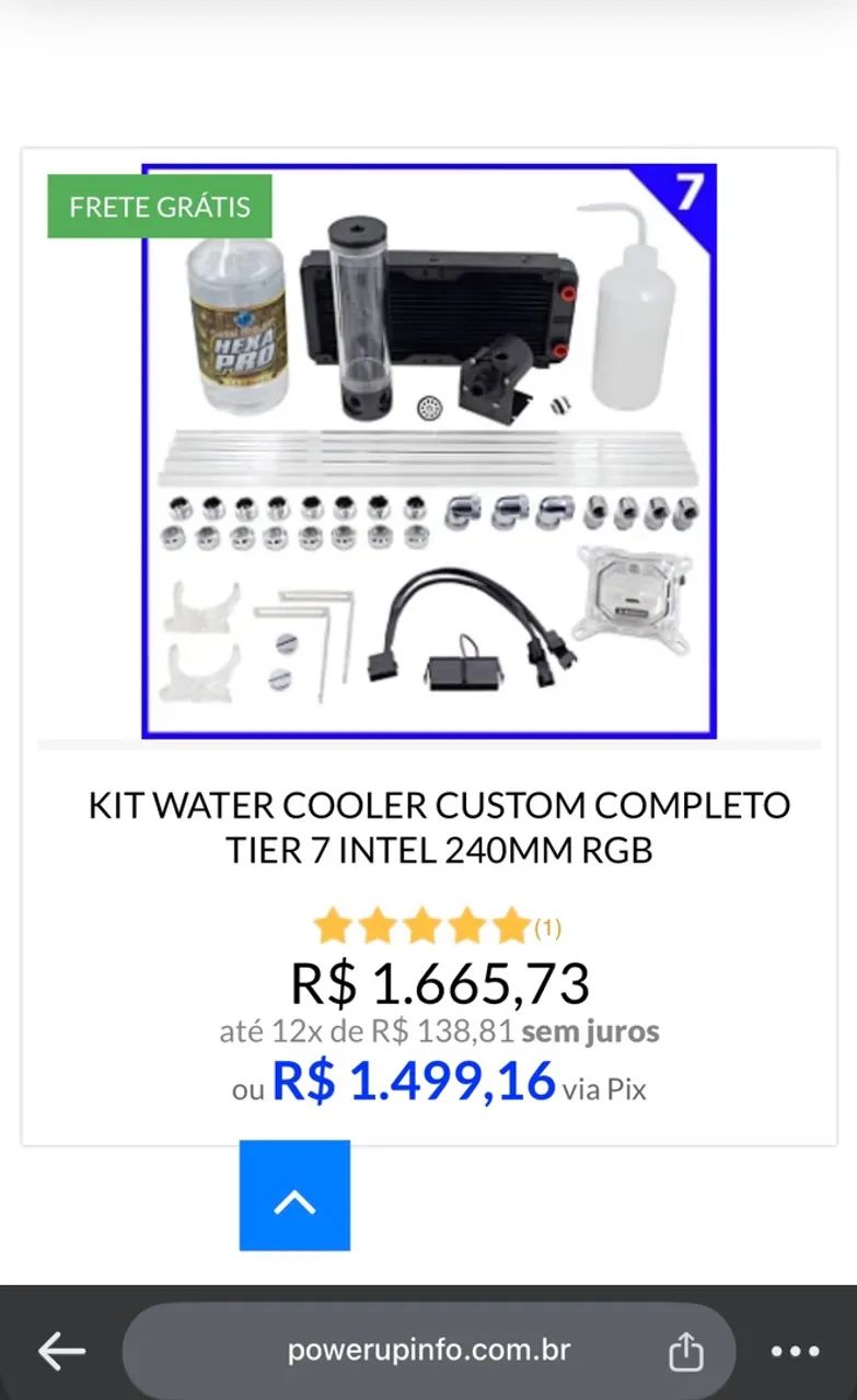 Water Cooler Custom Power Up - Foto 3