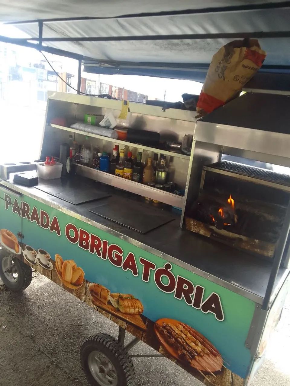 Vendo o ponto de carrinho de churrasco e bebidas - Foto 2