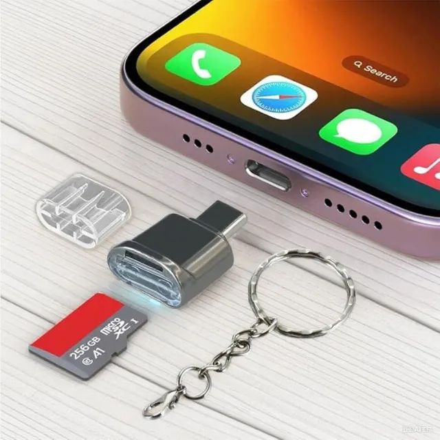 Leitor de cartão micro SD/TF para tipo C - Foto 3