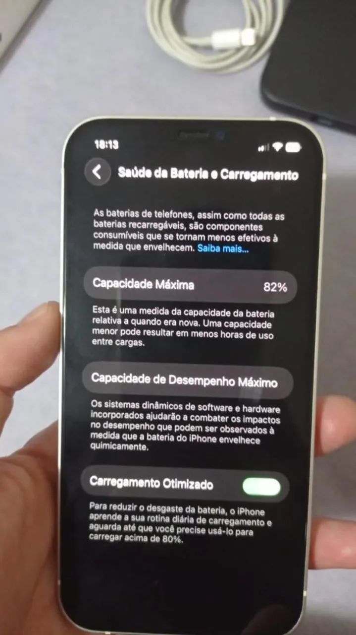 iPhone 12 Branco 128G Na Caixa Com Acessorios<br> - Foto 5