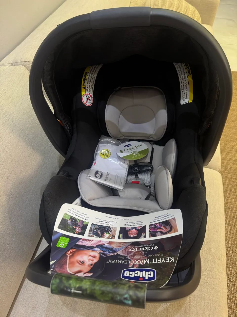 CADEIRINHA CHICCO KEYFIT MAX CLEARTEX NOVA 